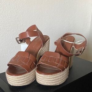 Brown Platform Sandals